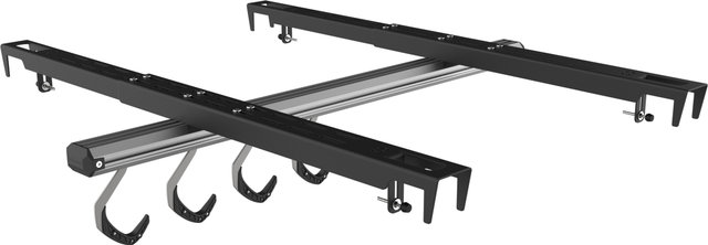 Stashed Products Soporte para estante de bicicleta SpaceRail 8x - negro-plata