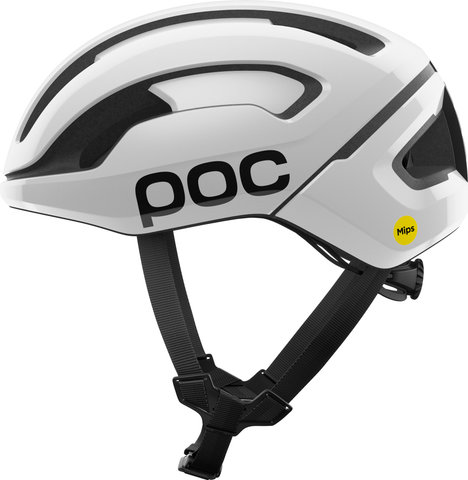POC Omne Air MIPS Helm - hydrogen white-uranium black matt w. logo | 56 - 61 cm