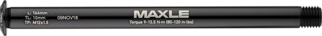 RockShox Axe Traversant Arrière VTT Maxle Stealth - black/12 x 142 mm, 164,0 mm