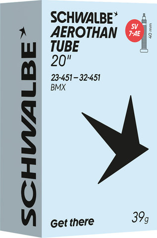 Schwalbe Cámara 7-AE Aerothan para 20" - universal | Válvula Presta (SV) | 40 mm