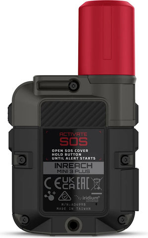 Garmin inReach Mini 3 Plus Satelliten-Kommunikationsgerät - schwarz-rot
