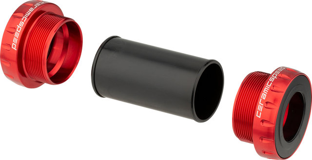 CeramicSpeed BSA Shimano Road Bottom Bracket - red/BSA