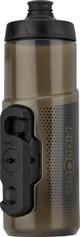 FIDLOCK Bidón TWIST 600 ml con bottle connector - negro-transparente/600 