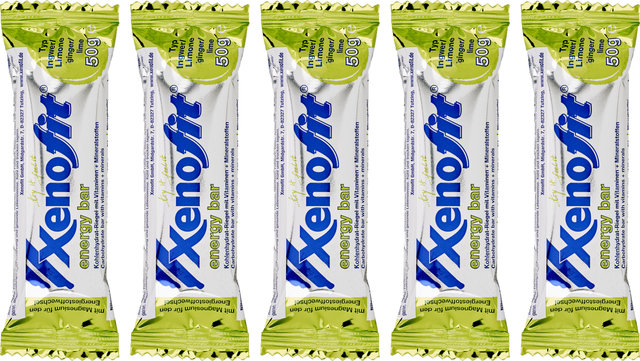 Xenofit barre énergétique - 5 pièces - gingembre-citron vert