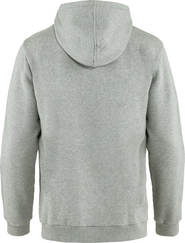 Fjällräven Logo Hoodie Pullover - grey melange | L