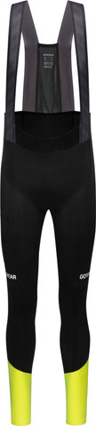 GORE Wear Spinshift Thermo Bib Tights+ Culotte con tirantes - black-neon yellow/M