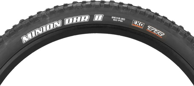 Maxxis Pneu Souple Minion DHR II Dual EXO TR 26" - noir/26x2,3
