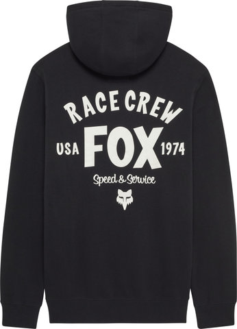Fox Head Slogan Fleece Pullover - black/S