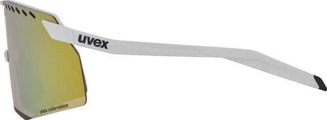 uvex pace stage CV sports glasses - white matte/yummy yellow