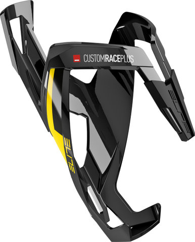 Elite Portabidones Custom Race Plus - negro brillante-amarillo