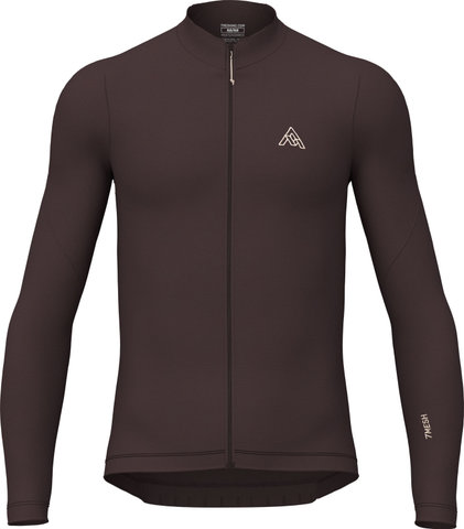 7mesh Maillot Ashlu Merino L/S - dark chocolate/M