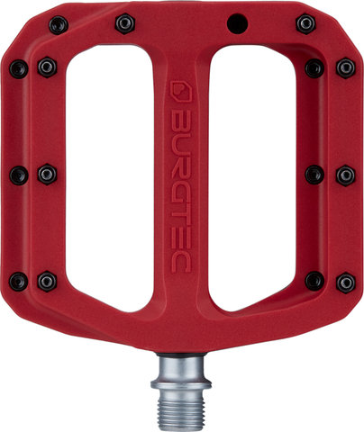 Burgtec MK4 Composite Platform Pedals - race red