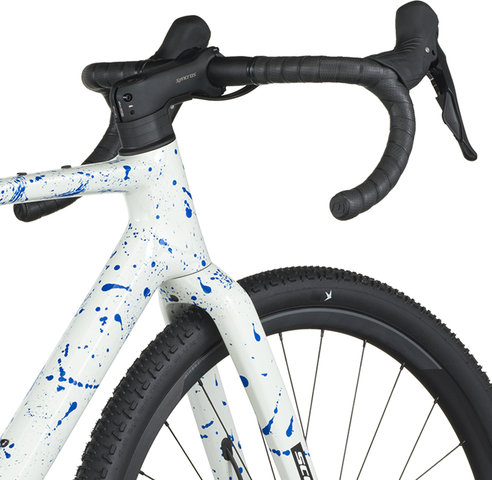 Scott Vélo de gravel Addict Gravel 30 Carbon 28" - white-splatter blue | XS | 28"