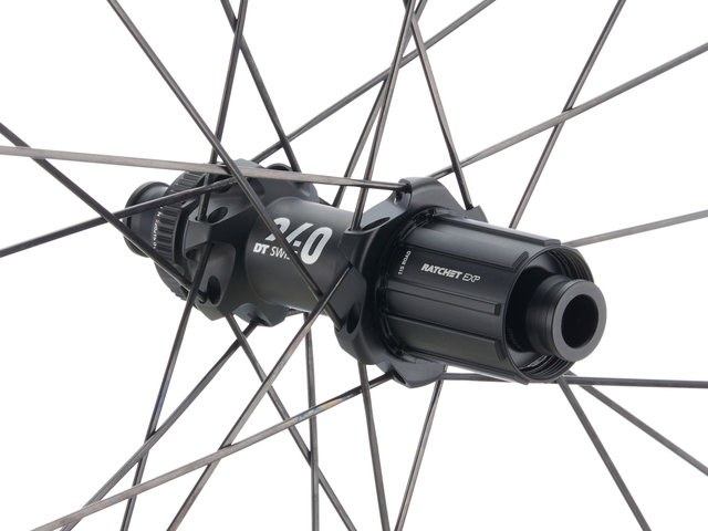 DT Swiss CRC 1400 SPLINE 35 Center Lock Disc Carbon 28" Wheelset - black/142 mm/100 mm/28"/Shimano Road/100 mm/Shimano Road/100 mm/142 mm