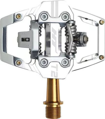 HT Pedales Automáticos Enduro Race T2T - plata | 84 mm | 68 mm