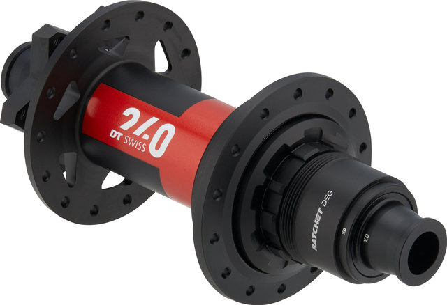 DT Swiss Moyeu Arrière 240 DEG Super Boost Disc 6 trous - noir/SRAM XD/28/SRAM XD