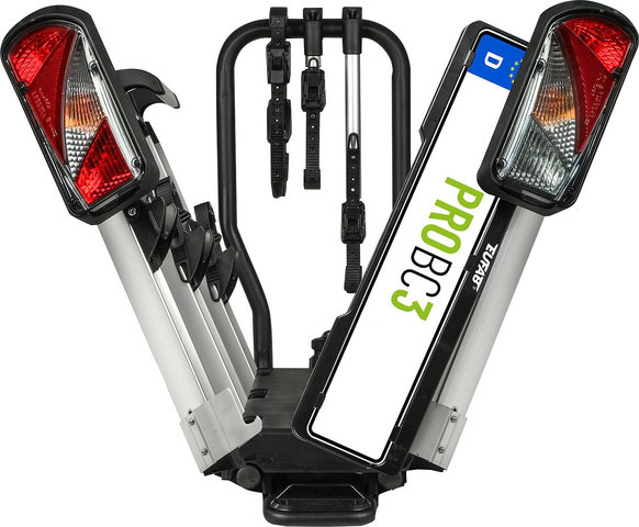 Eufab Porte-Vélo pour l'Attelage de Remorque ProBC3 - noir-argenté