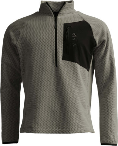 Zimtstern Jersey Zlinez Fleece Halfzip - veti green | S