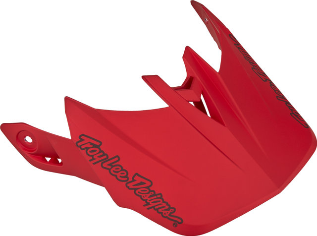 Troy Lee Designs Spare Visor for D4 Composite MIPS Helmets - stealth red/universal