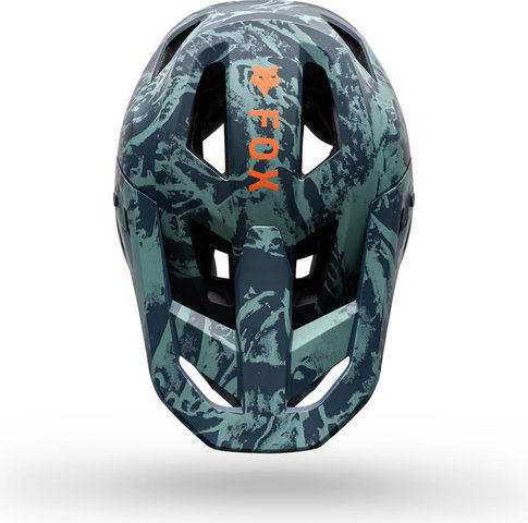 Fox Head Youth Rampage Image Print MIPS Full-face Children's Helmet - arctic blue | 51 - 52 cm