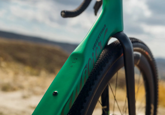 Wilier Vélo de gravel Rave SLR ID2 GRX Di2 1x12 carbone Graff Aero 48 - pixel green matt | 28" | M | 170,0 mm