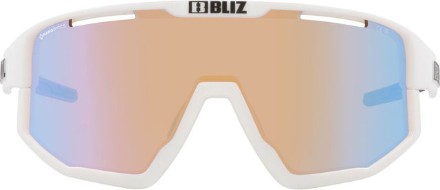 Bliz Fusion Nano Optics Nordic Light lunettes de sport - matte white/coral-orange-blue