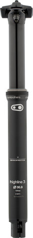 crankbrothers Highline 3 100 mm Sattelstütze - black/370 mm/30,9 mm/1-fach/0 mm