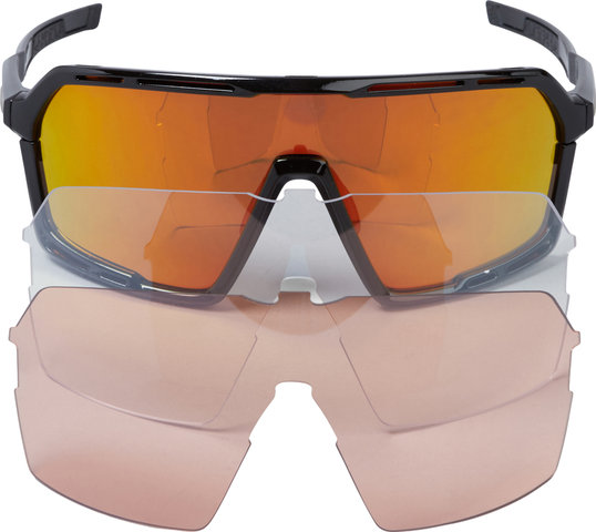 Endura Pro SL Sports Glasses - black | smoke-red