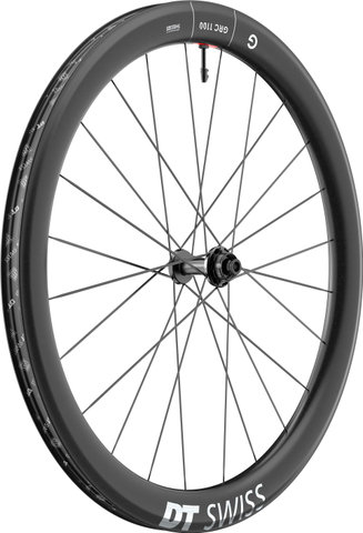 DT Swiss Set de Roues GRC 1100 DICUT 50 Disc Center Lock 28" - noir/142 mm/100 mm/28"/Shimano Route/100 mm/Shimano Route/100 mm/142 mm