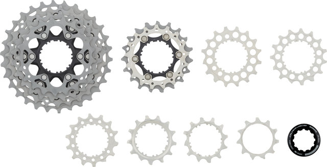 Shimano Dura-Ace Di2 R9250 Gruppe 2x12 mit Scheibenbremse - schwarz | 175,0 mm | 11-30 | Anlöt | 36-52