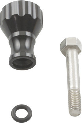 K-EDGE Go Big Knurled Screw - black