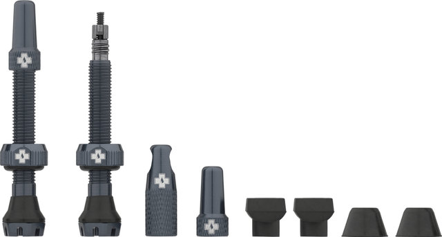 Muc-Off Tubeless Ventile V2 - grey/SV 44 mm