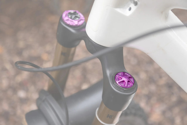 OAK Components Forkcap AIR para válvula de horquilla de suspensión - purple