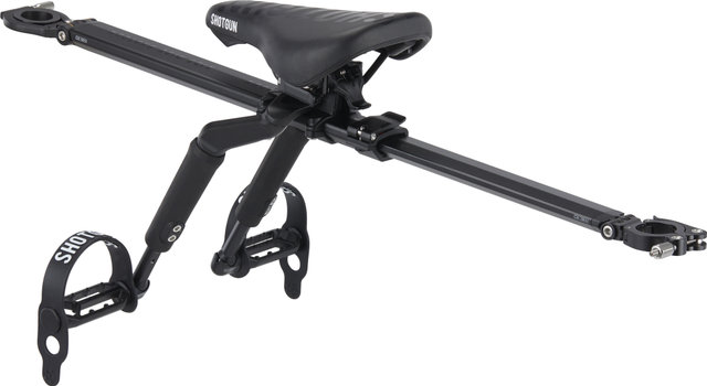 Shotgun Siège Enfant Avant Pro pour VTT - black