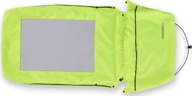 Croozer Yuuna housse de pluie - lightning yellow