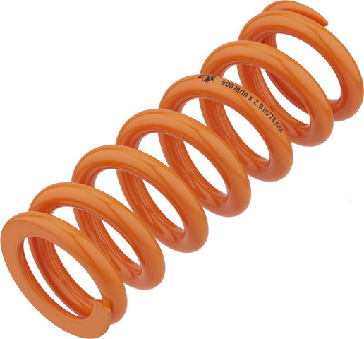 Fox Racing Shox SLS Super Light muelle de acero para 69 - 70 mm de recorrido - naranja/600 lbs