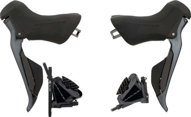 Shimano Dura-Ace v+h Set BR-R9170 + Di2 ST-R9170 Scheibenbremse - schwarz | Set