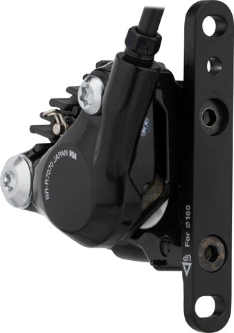 Shimano 105 Bremssattel BR-R7070 mit Resinbelag - silky black/Vorderrad/ohne