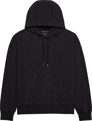 Fox Head Wordmark Oversized Fleece Pullover - black/M