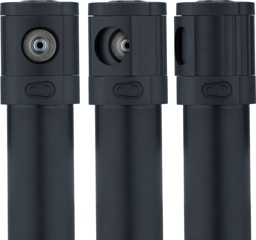 crankbrothers Klic HV Minipumpe mit CO2-Adapter und Manometer - midnight