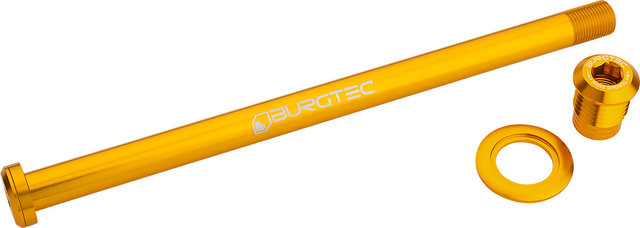 Burgtec Eje pasante trasero para Trek Session - burgtec bullion gold/157 mm