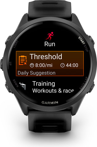 Garmin Forerunner 570 47 mm Smartwatch - schwarz-schiefergrau