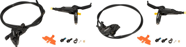 Shimano Set de frenos de disco BR-MT520 + BL-MT501 d+t J-Kit - negro/Set/left/right (side-specific)