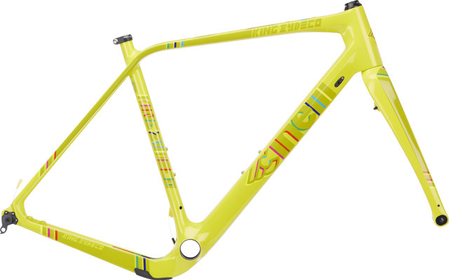 Cinelli King Zydeco Disc Carbon Rahmenkit Modell 2023 - gumbo/L/1 1/8" - 1,5" tapered/12 mm Steckachse