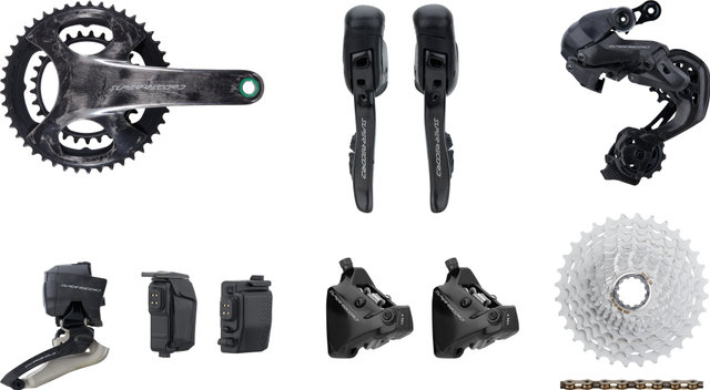 Campagnolo Super Record Wireless Groupset 2x12-spd 29-45 140/140 - carbon/Braze-on/11-32/Campagnolo/Campagnolo/170,0 mm/without