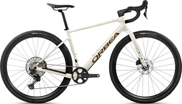 Orbea Vélo de gravel TERRA H30 1x 28" - ivory white-mettallic olive green | M | 28" | 45 mm