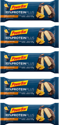 Powerbar Protein Plus 30 % Proteinriegel - 5 Stück - orange jaffa cake
