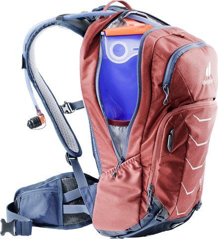 deuter Attack 16 Protektorenrucksack - redwood-marine/16 l