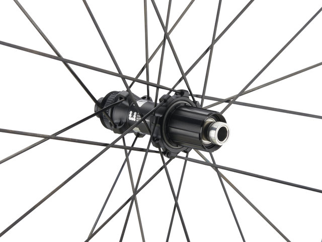 Fulcrum Sharq 42/47Disc Center Lock Carbon 28" Laufradsatz - schwarz/142 mm/100 mm/28"/Shimano Road