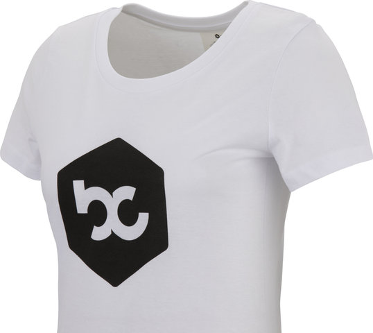 bc basic Camiseta para damas con logotipo Women T-Shirt Logo - white/S